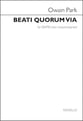 Beati Quorum Via SATB choral sheet music cover